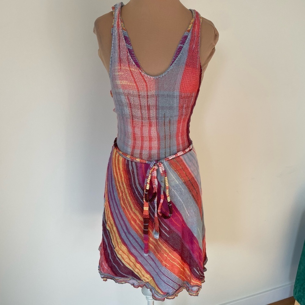 Anthropologie Cecilia Prado Reverie Multicolor Cotton Knit Sweater Dress Size M